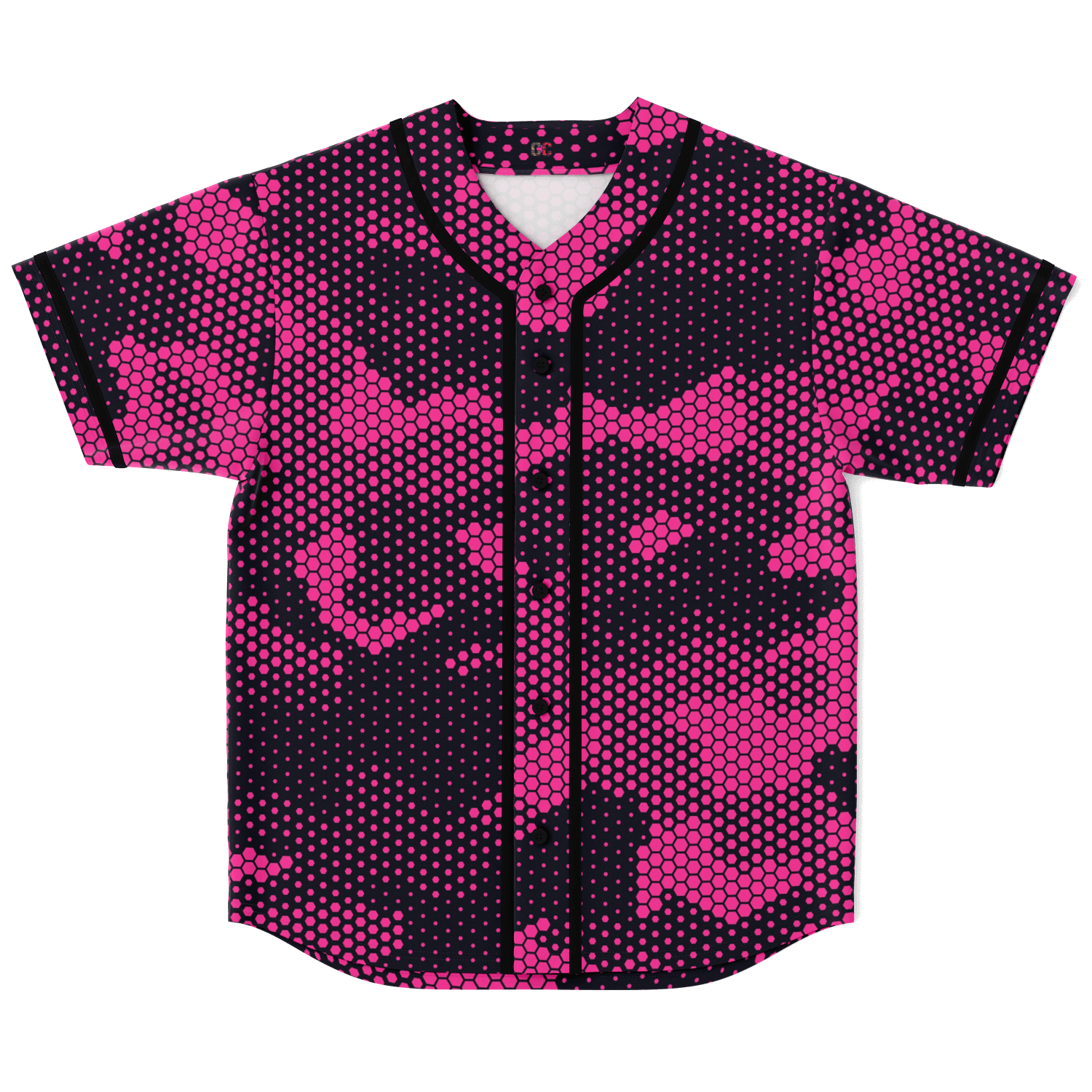 Camo Baseball Jersey | Pink Digital Camouflage