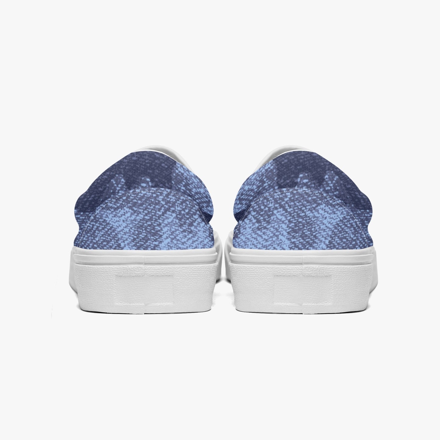 Camo Slip-On Shoes | Denim Blue Camouflage