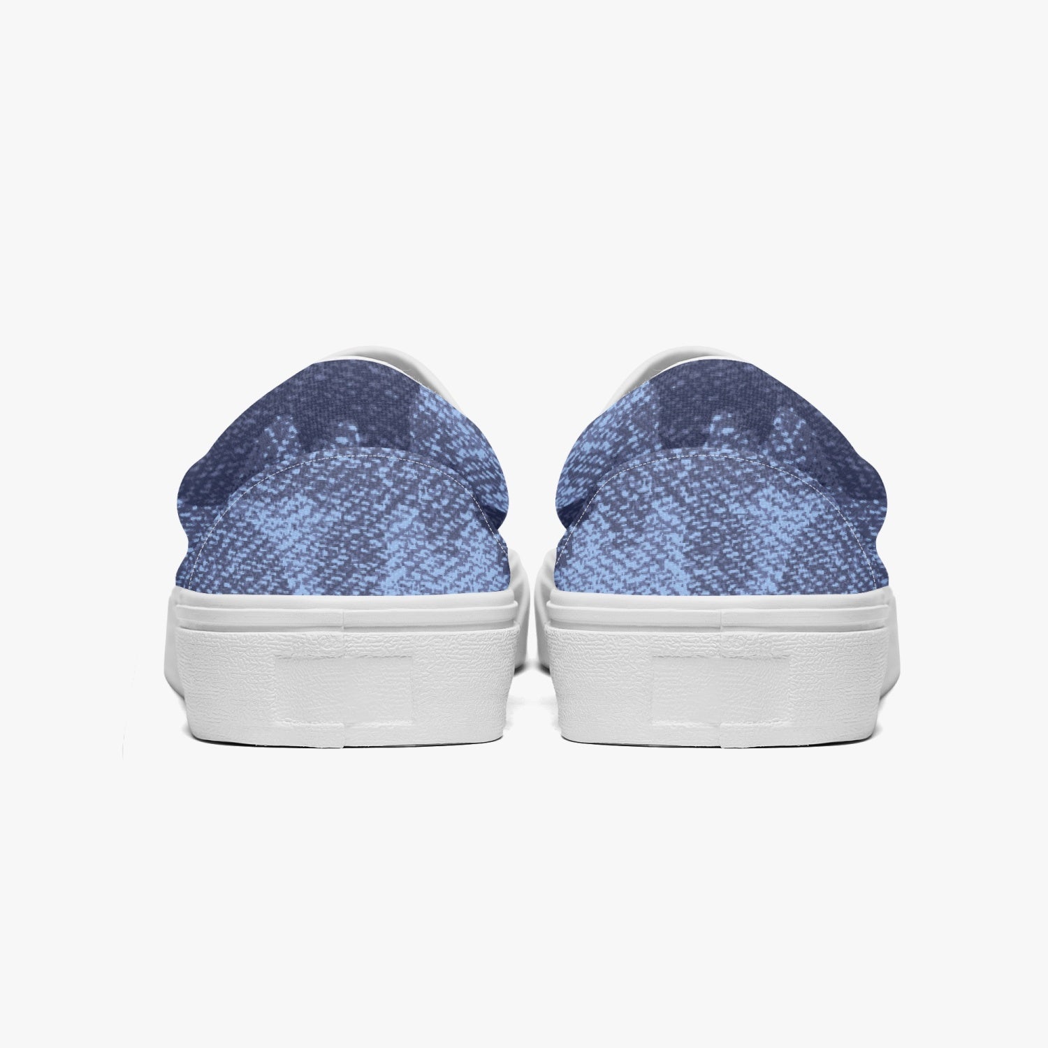 Camo Slip-On Shoes | Denim Blue Camouflage