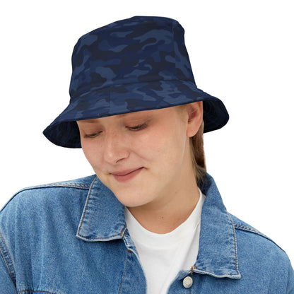 Camo Bucket Hat | Deep Blue Camouflage