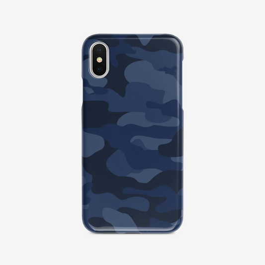 Camo Phone Case | iPhone | Deep Blue Camouflage