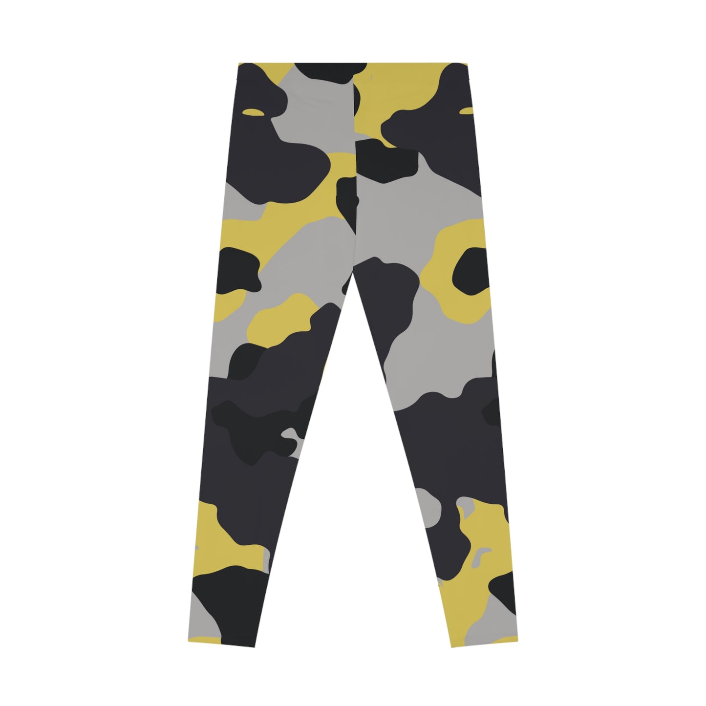 Camo Leggings For Women | Yellow, Black, and Silver