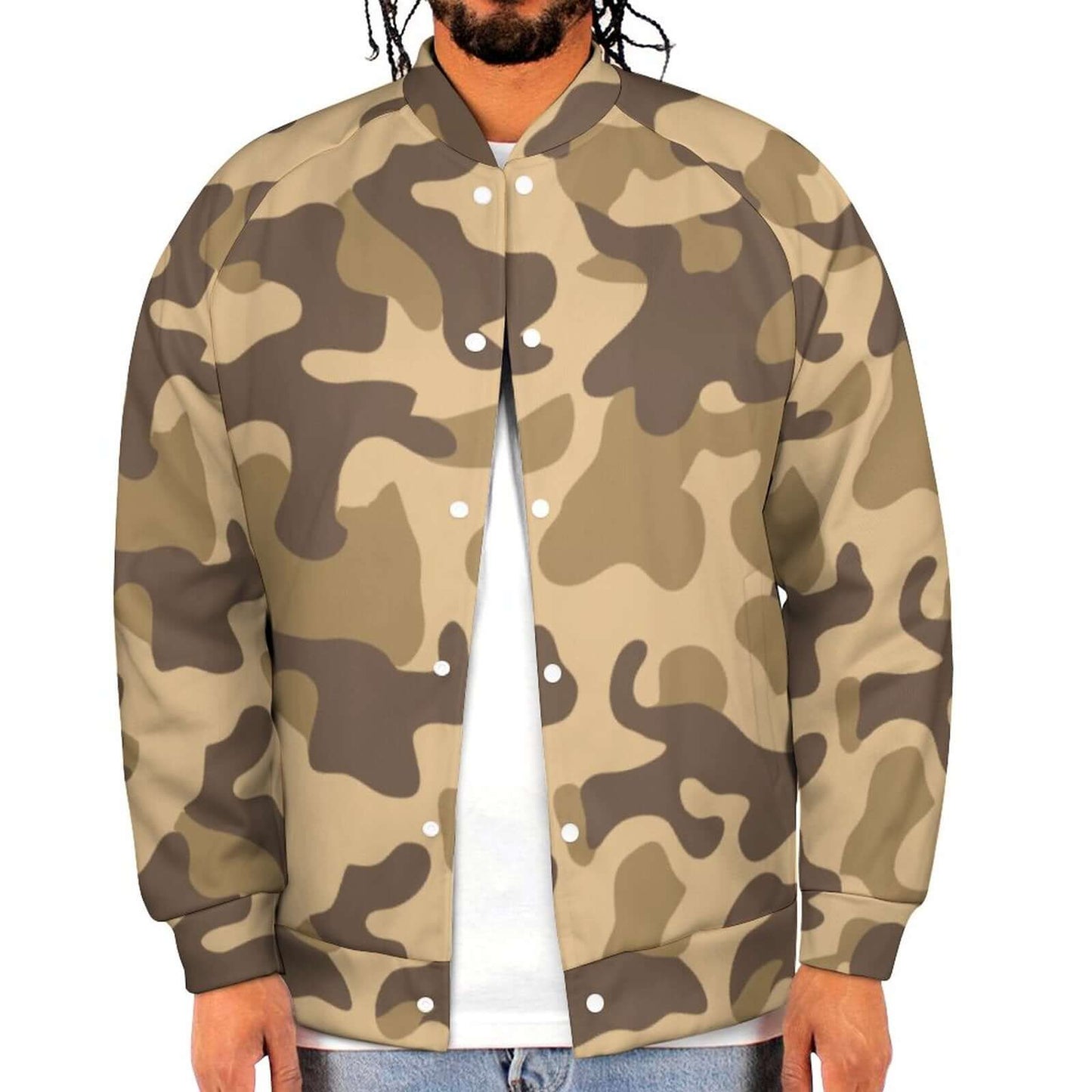 Men's Camo Jacket | Khaki Camouflage