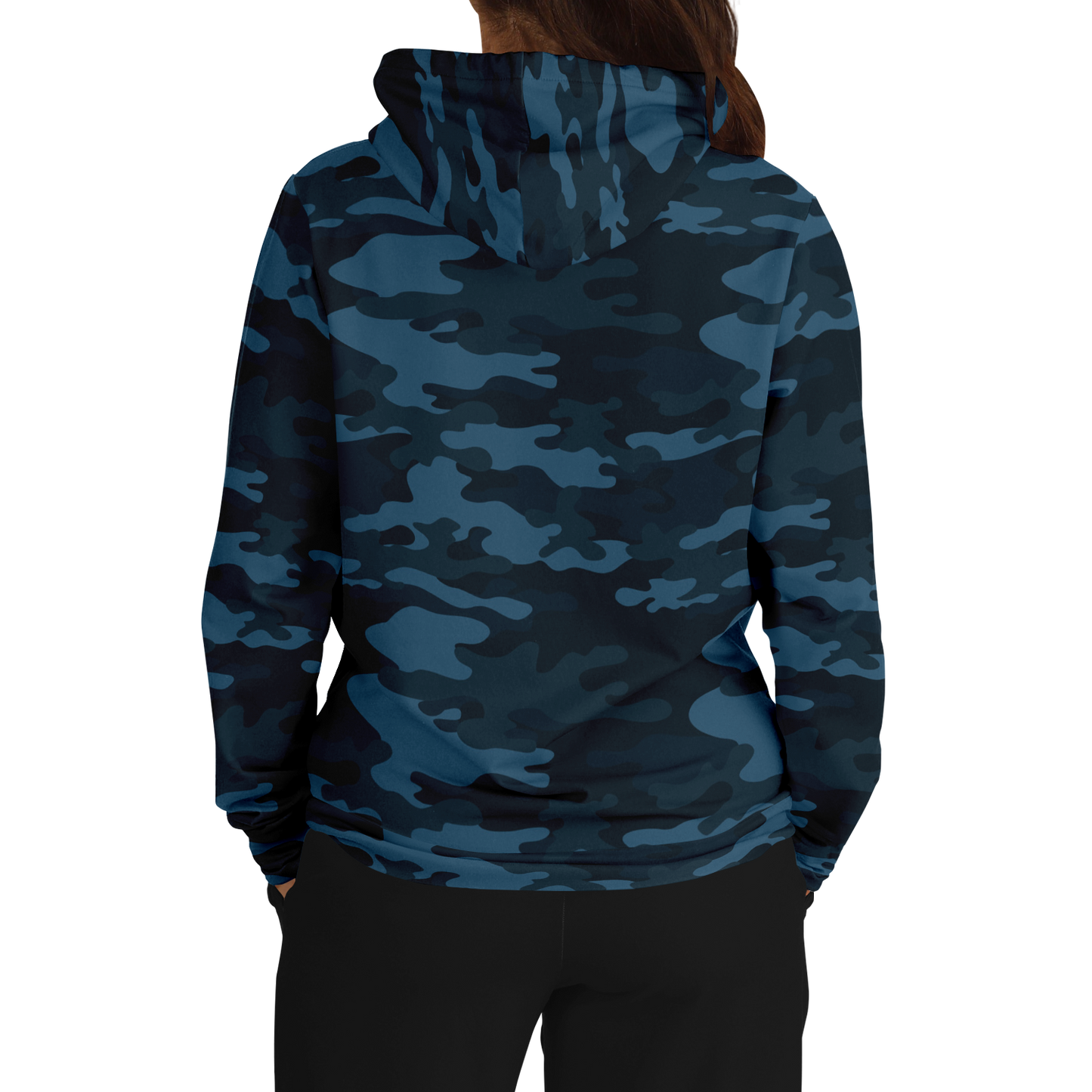 Blue Camo Hoodie | Classic Military Design