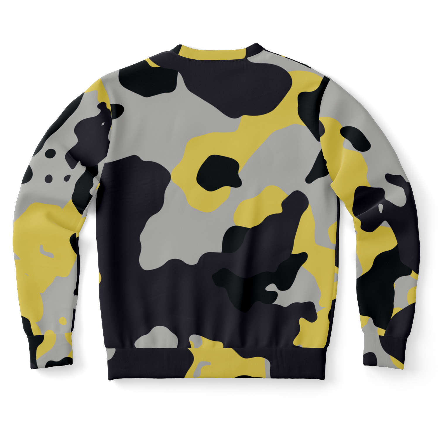 Camo Sweatshirt | Unisex | Yellow, Black & Silver Camouflage