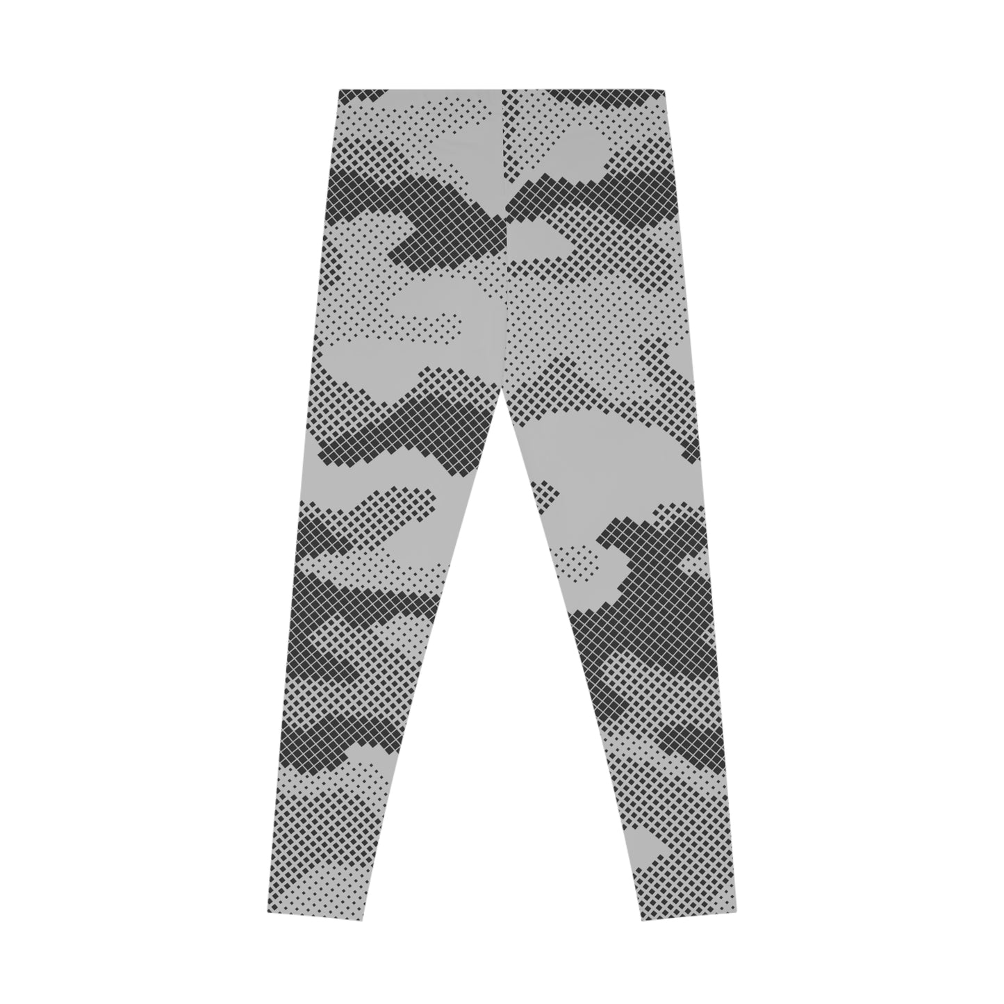 Grey Camo Leggings For Women | Mid Waist Fit