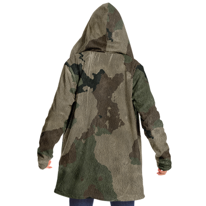 Camo Cloak | Dirty Brown Camouflage | Microfleece