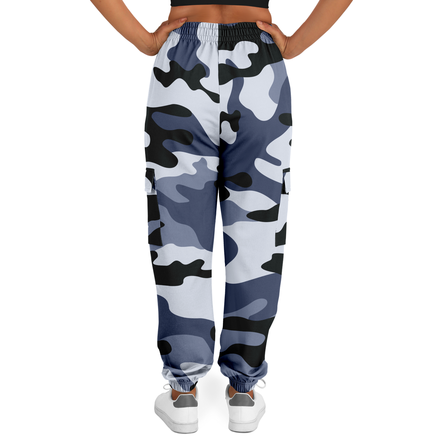 Camo Cargo Pants | Unisex | Light Blue Camouflage