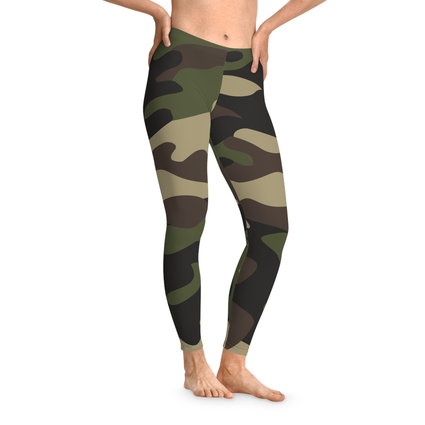 Green Camo Leggings For Women | Classic Camouflage