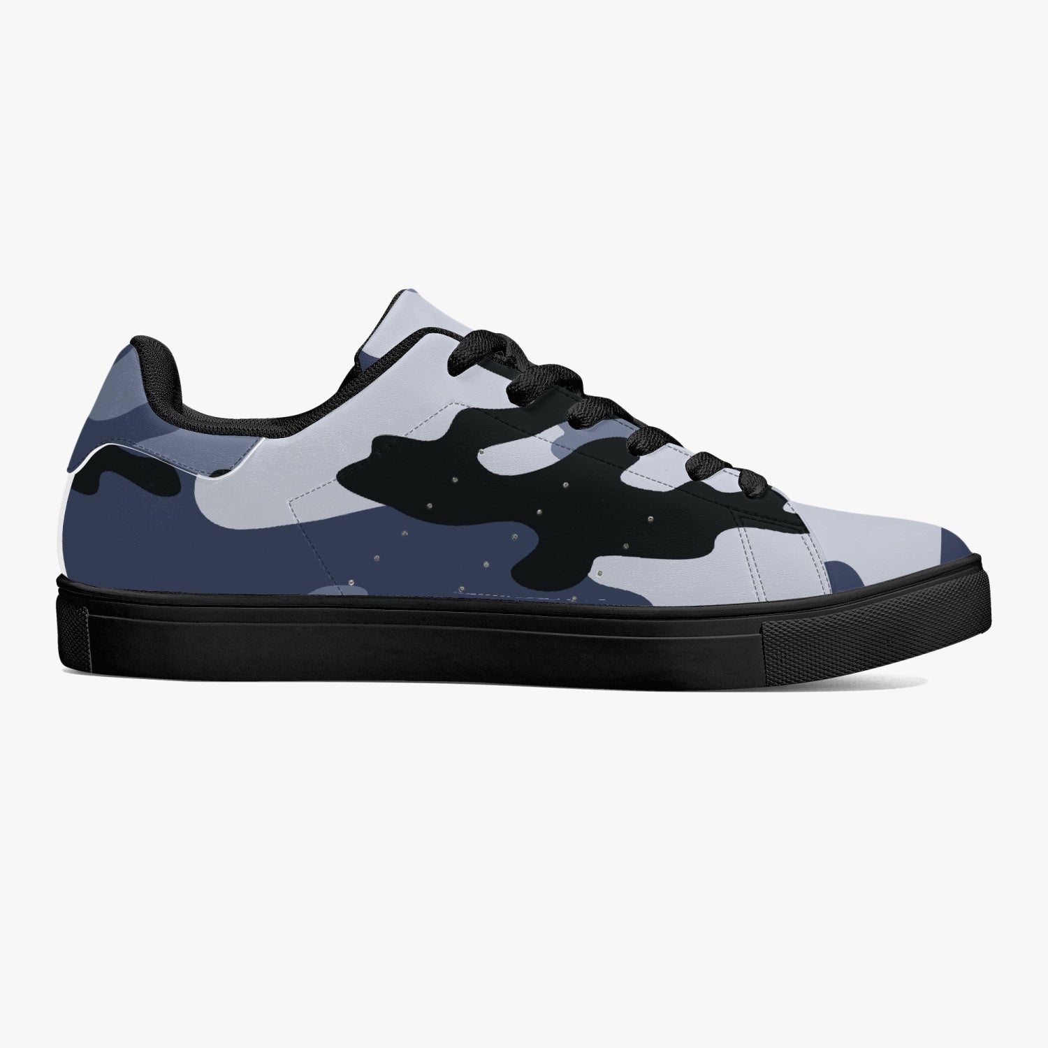 Camo Sneakers | Classic Low-Top Leather | Light Blue