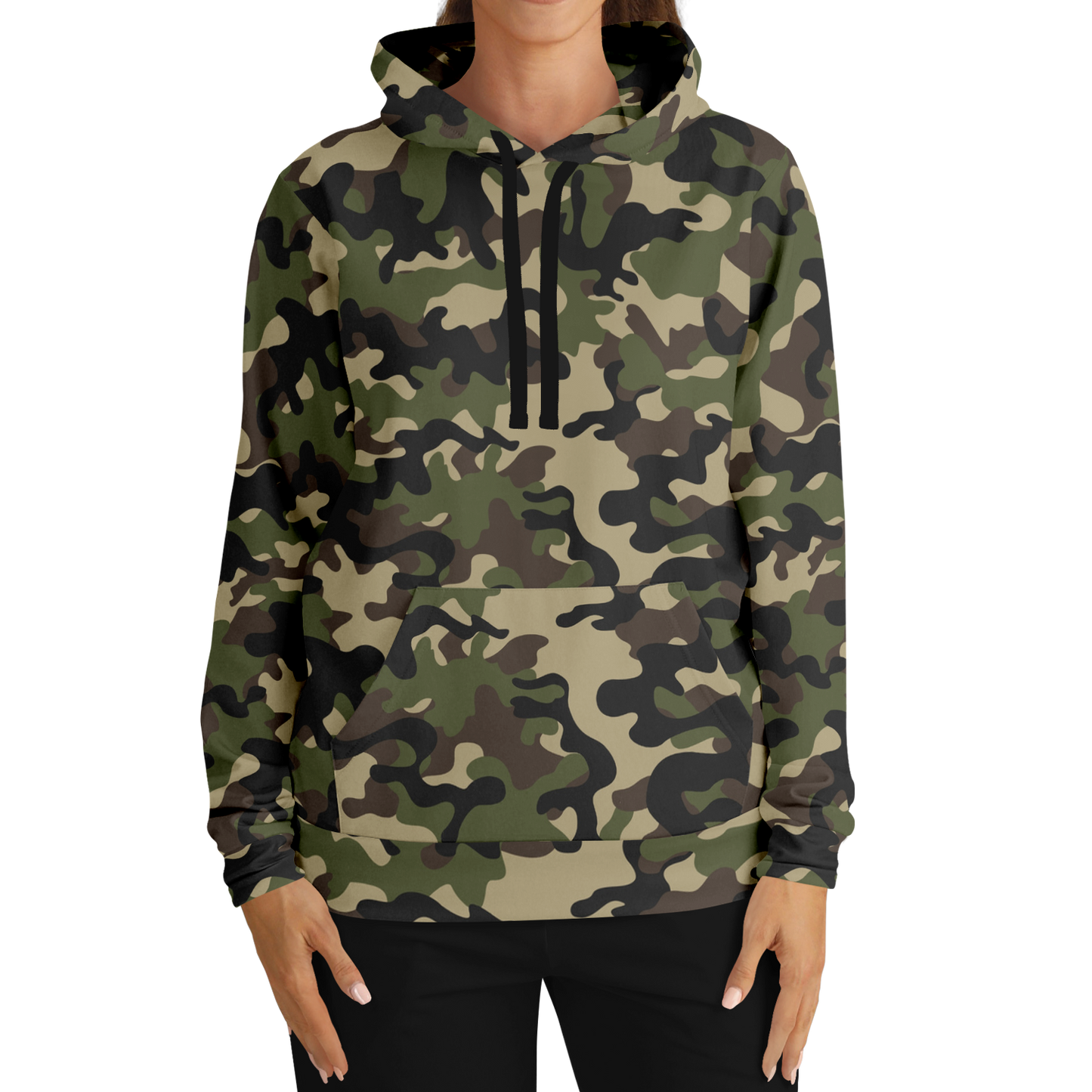 Brown Camo Hoodie | Classic Military Camouflage