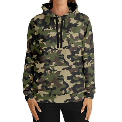 Brown Camo Hoodie | Classic Military Camouflage