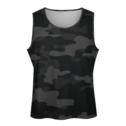 Camo Tank Top | Black Camouflage