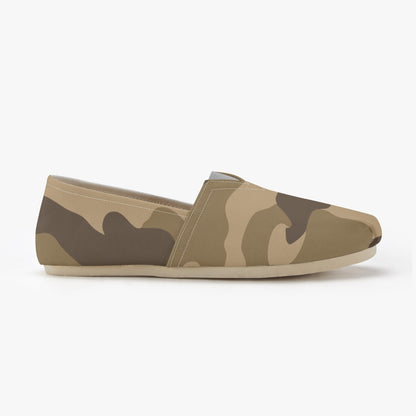 Camo Toms | Khaki Camouflage Canvas Shoes