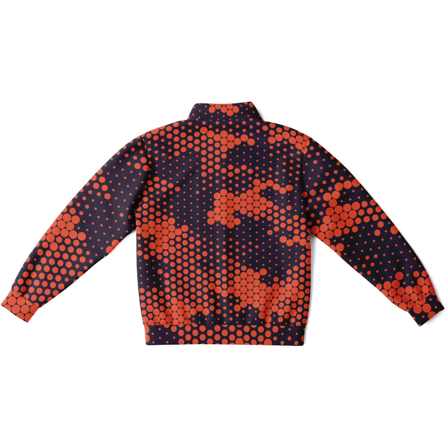 Camo Track Jacket | Orange & Blue Digital Camouflage