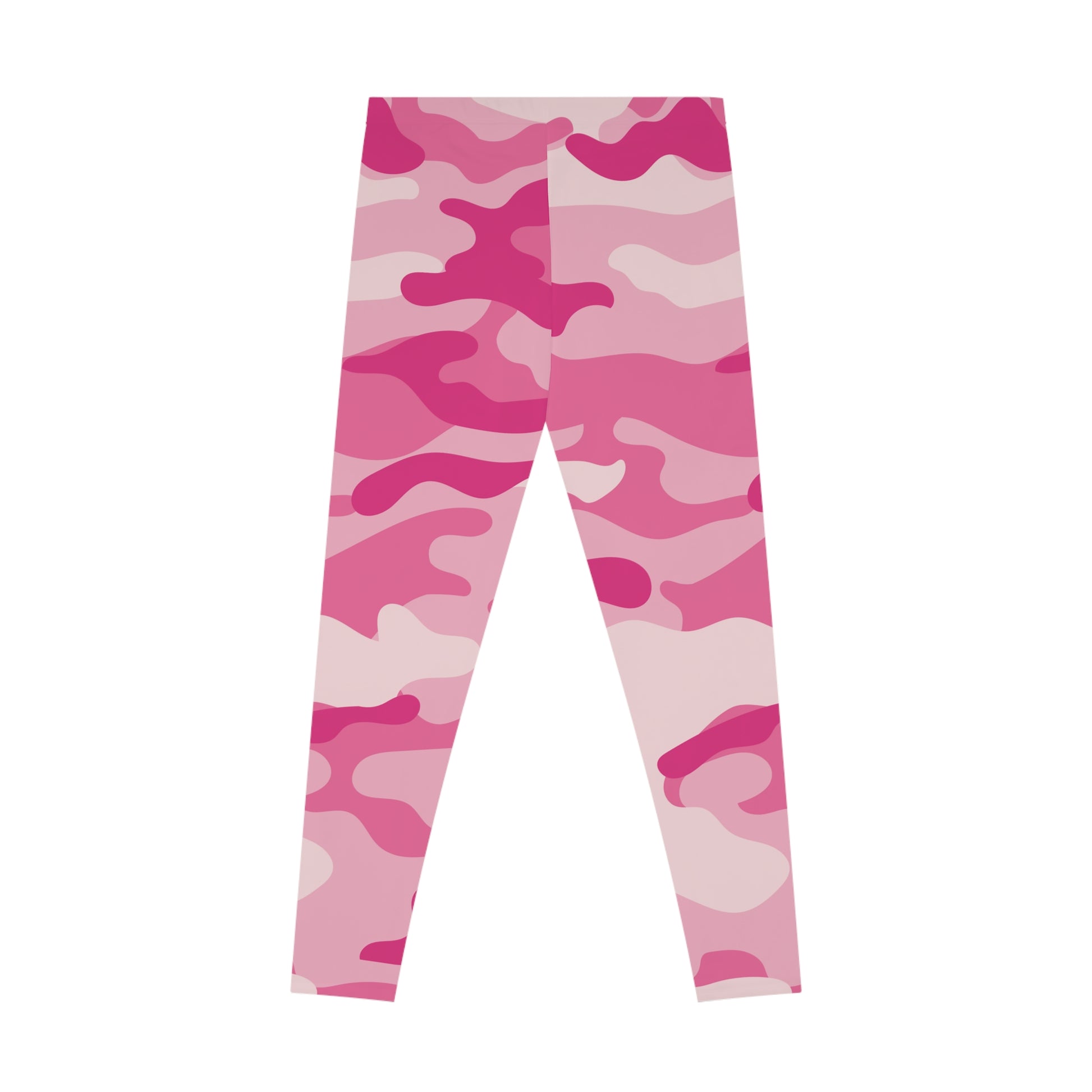 Pink Camo Leggings For Women | Mid Waist Fit