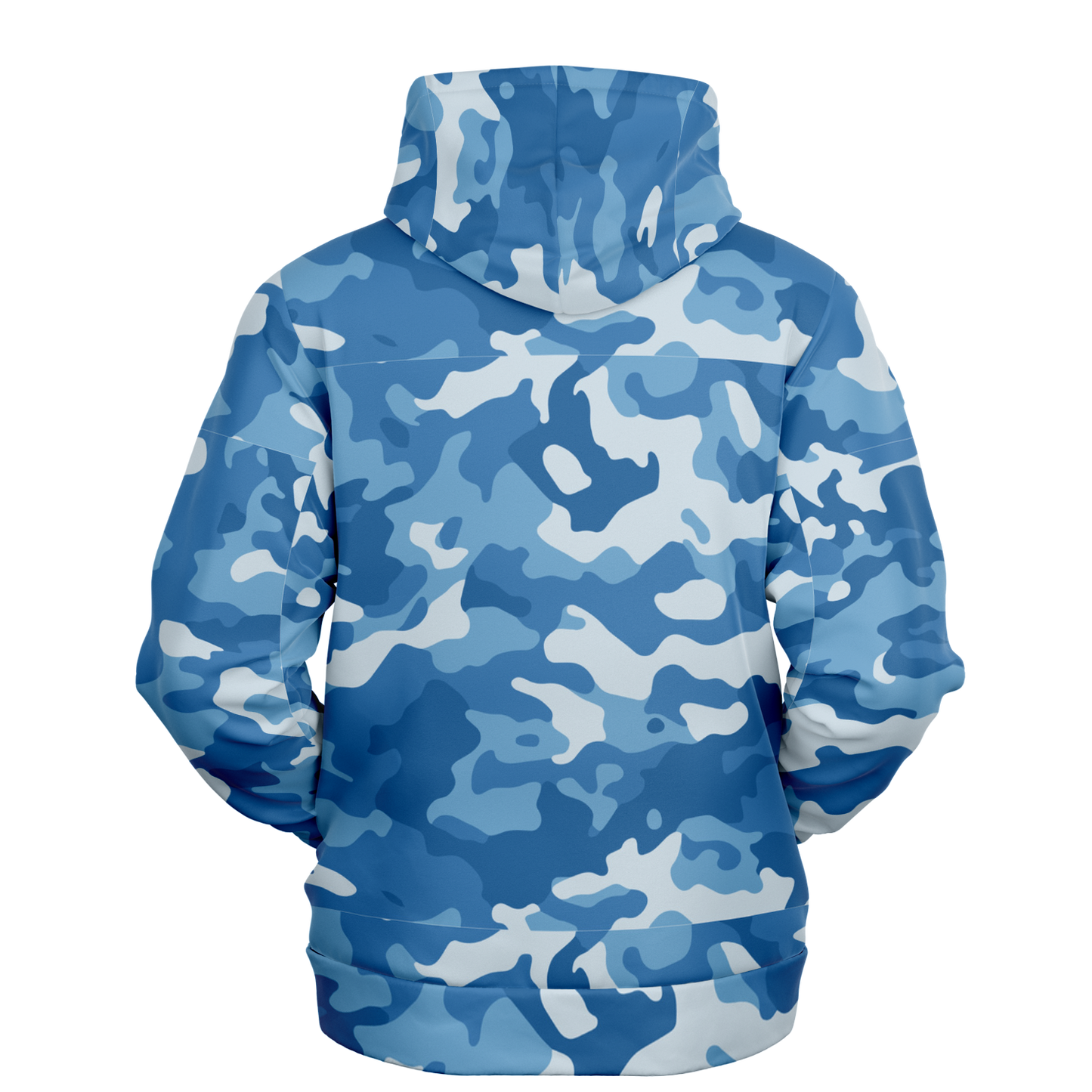 Military Blue Camo Hoodie | Modern Army-Inspired Pattern