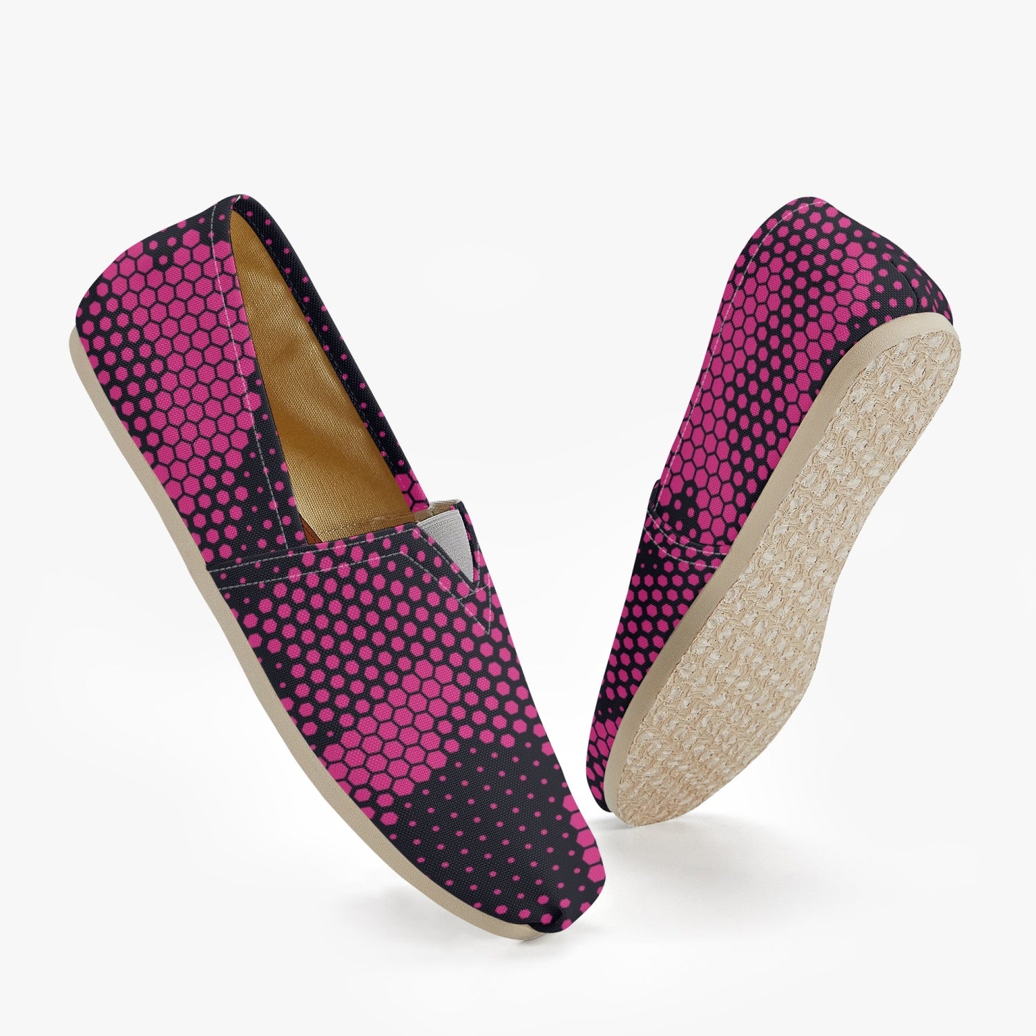 Camo Toms | Digital Pink Camouflage Canvas Shoes