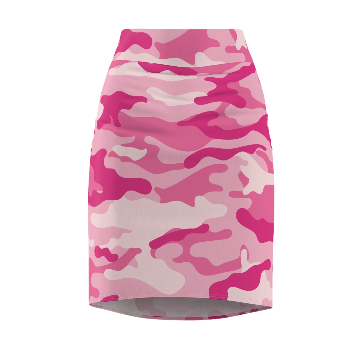 Camo Mini Skirt | Pencil Cut | Lavender Pink