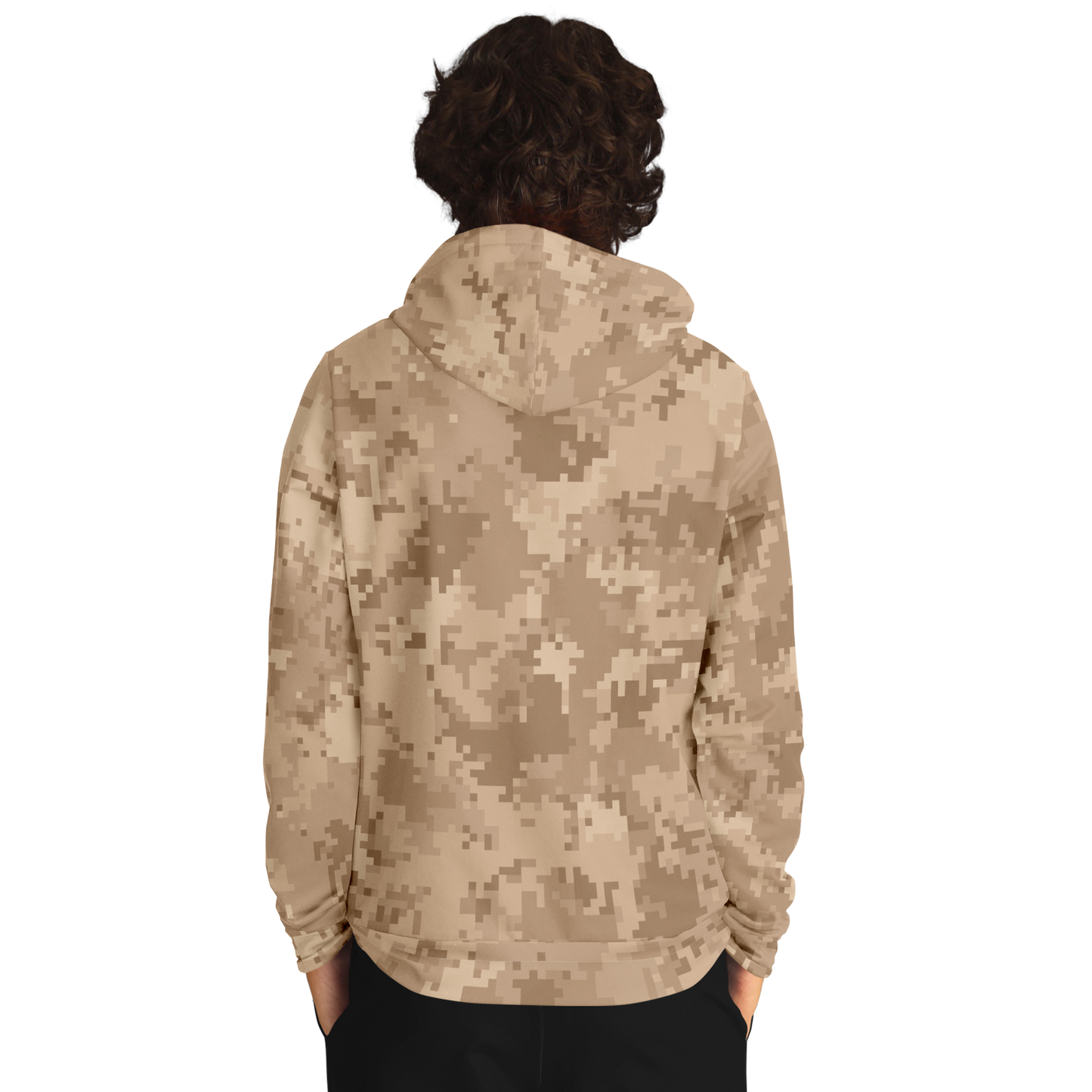 Brown Camo Hoodie | Pixel Digital Camouflage