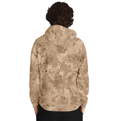 Brown Camo Hoodie | Pixel Digital Camouflage