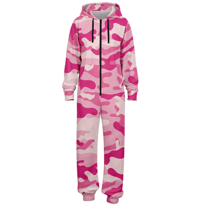 Camo Onesie | Lavender Pink Camouflage