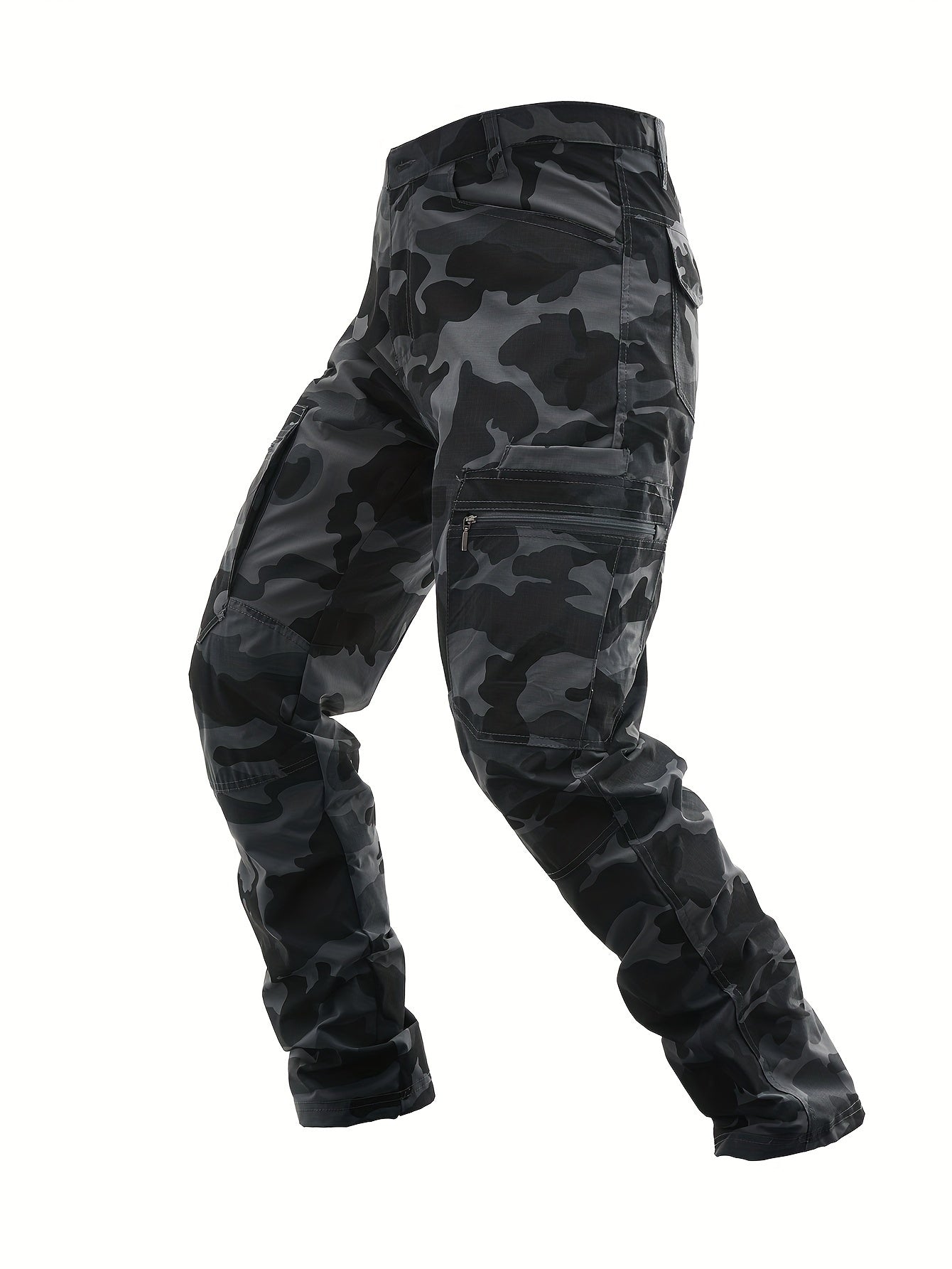 Tactical Camo Overalls for Men: Quick-Dry & Multi-Pocket Design