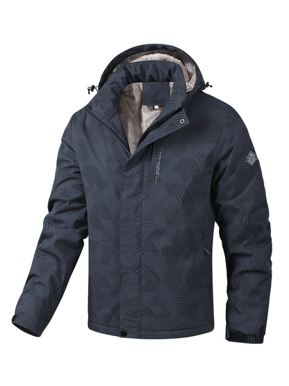 Durable Men's Winter Jacket: Scratch-Resistant, Windproof, Warm Fleece