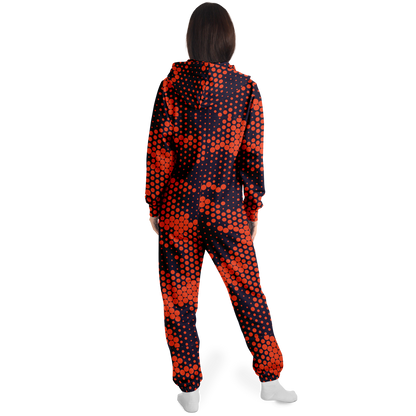 Camo Onesie | Orange and Blue Digital Camouflage