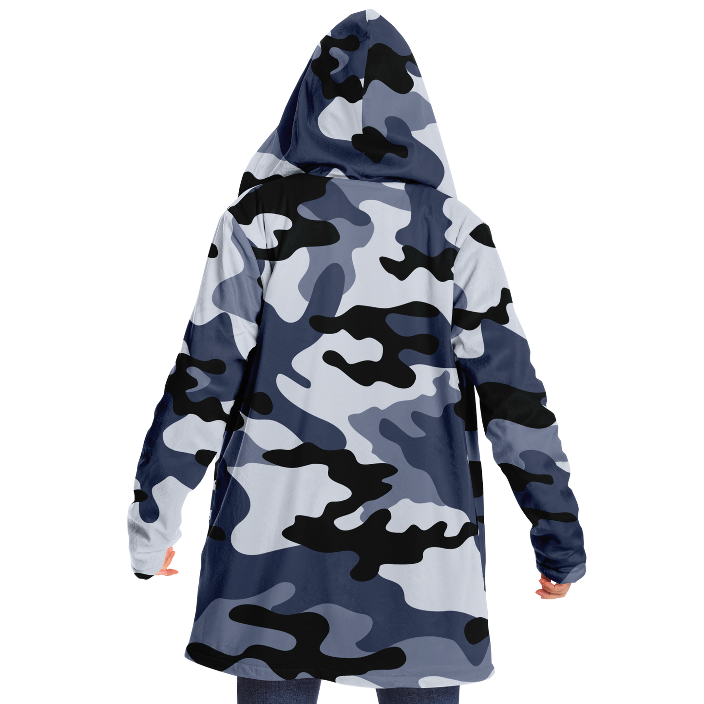 Camo Cloak | Light Blue Camouflage | Microfleece