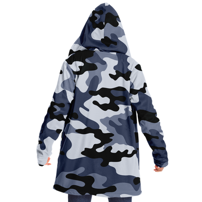 Camo Cloak | Light Blue Camouflage | Microfleece