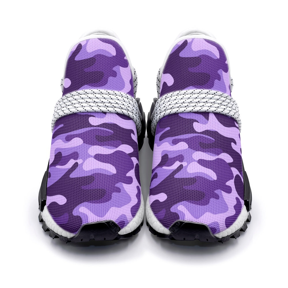 Lightweight Camo Sneakers | Purple, Blue, and Mauve