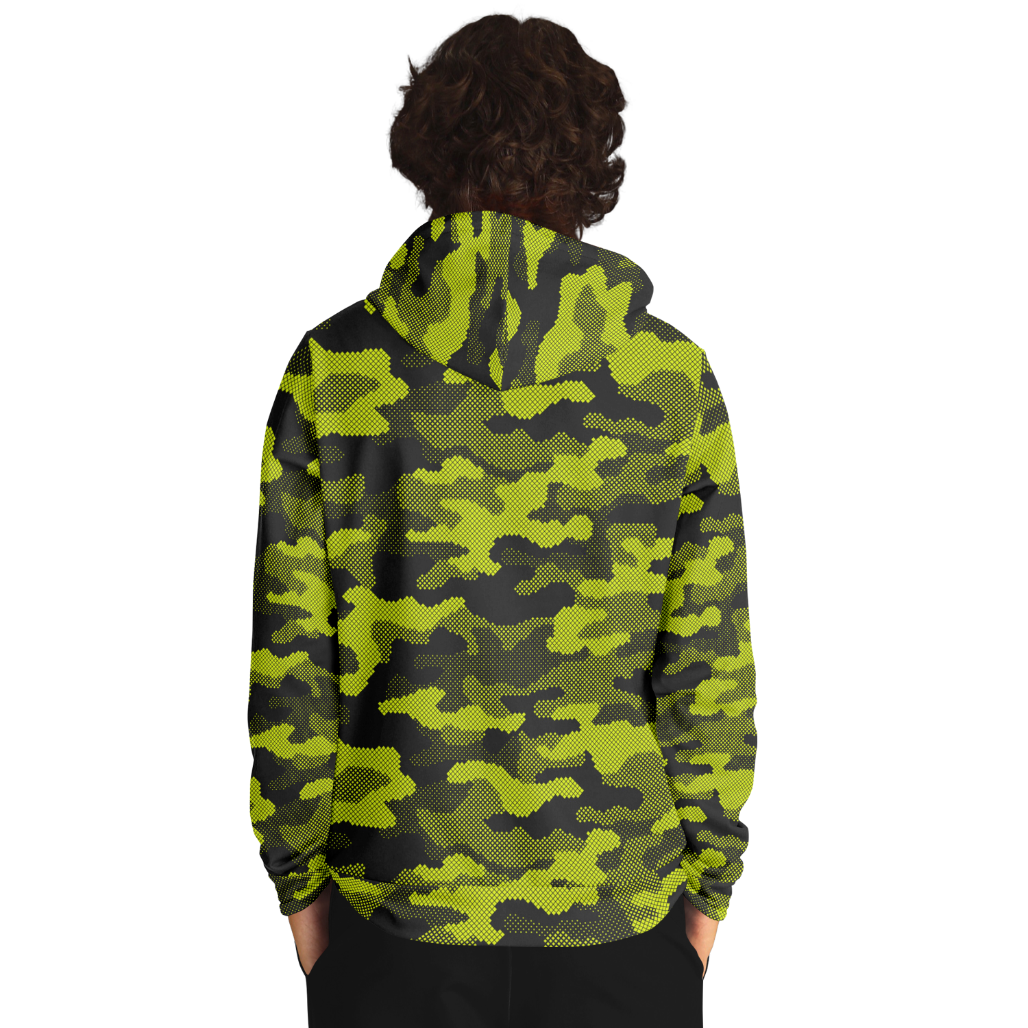 Green Dotted Camo Hoodie | Military Camouflage