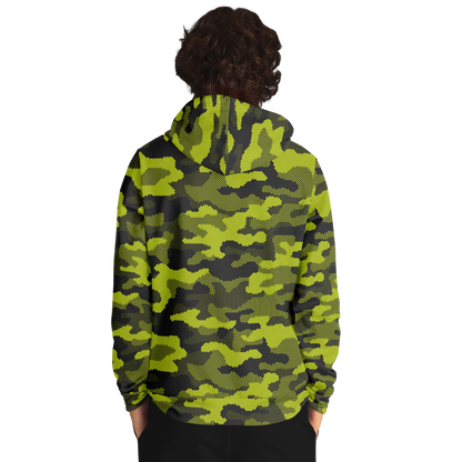 Green Dotted Camo Hoodie | Military Camouflage