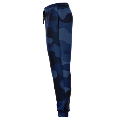 Camo Sweatpants | Unisex | Deep Blue Camouflage