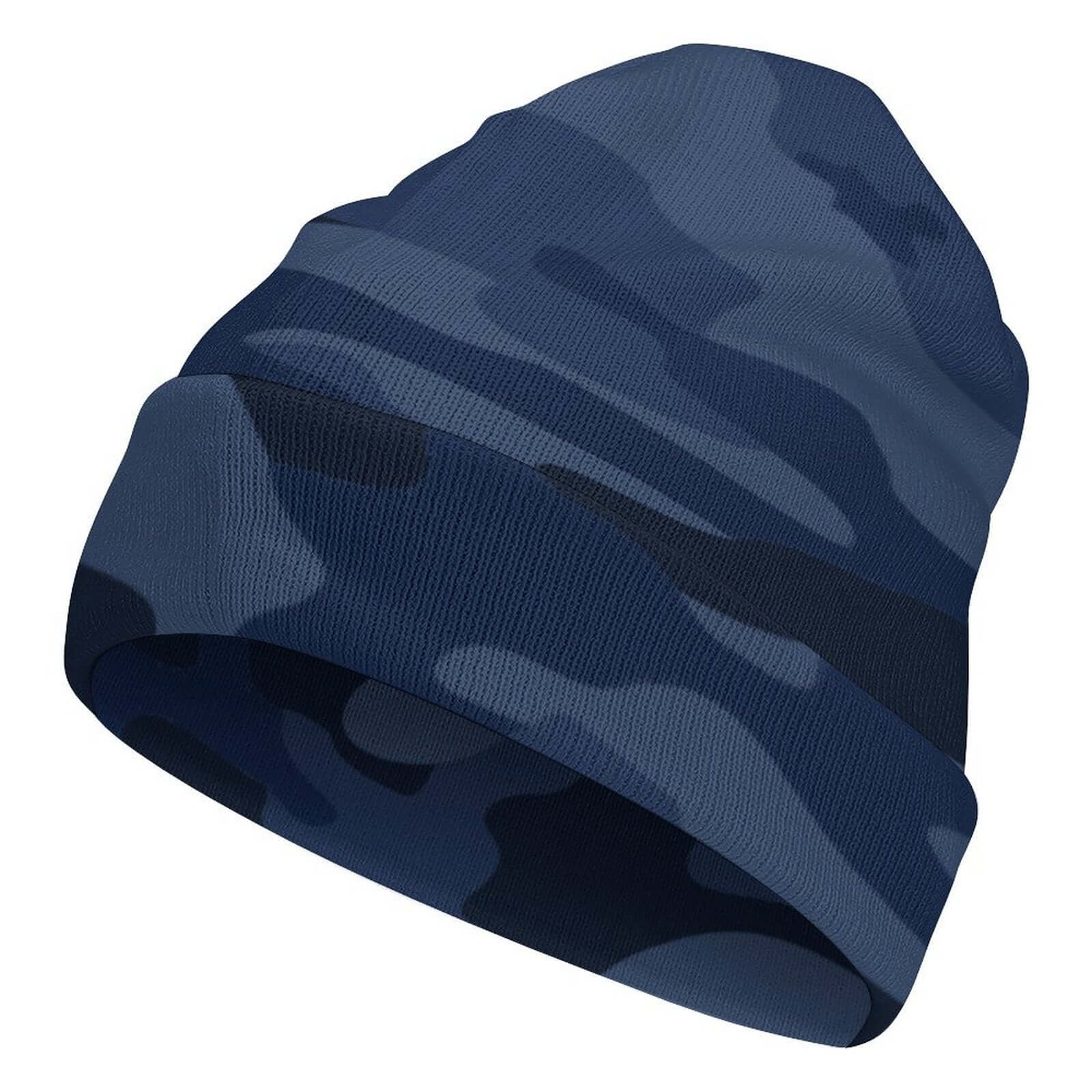 Camo Beanie | Deep Blue Camouflage