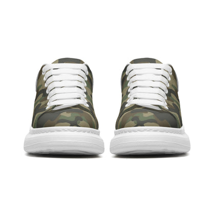 Oversized McQueen Sneakers | Military Brown Camouflage