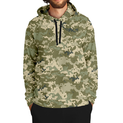 Ukraine Camo Hoodie | Green Military Camouflage