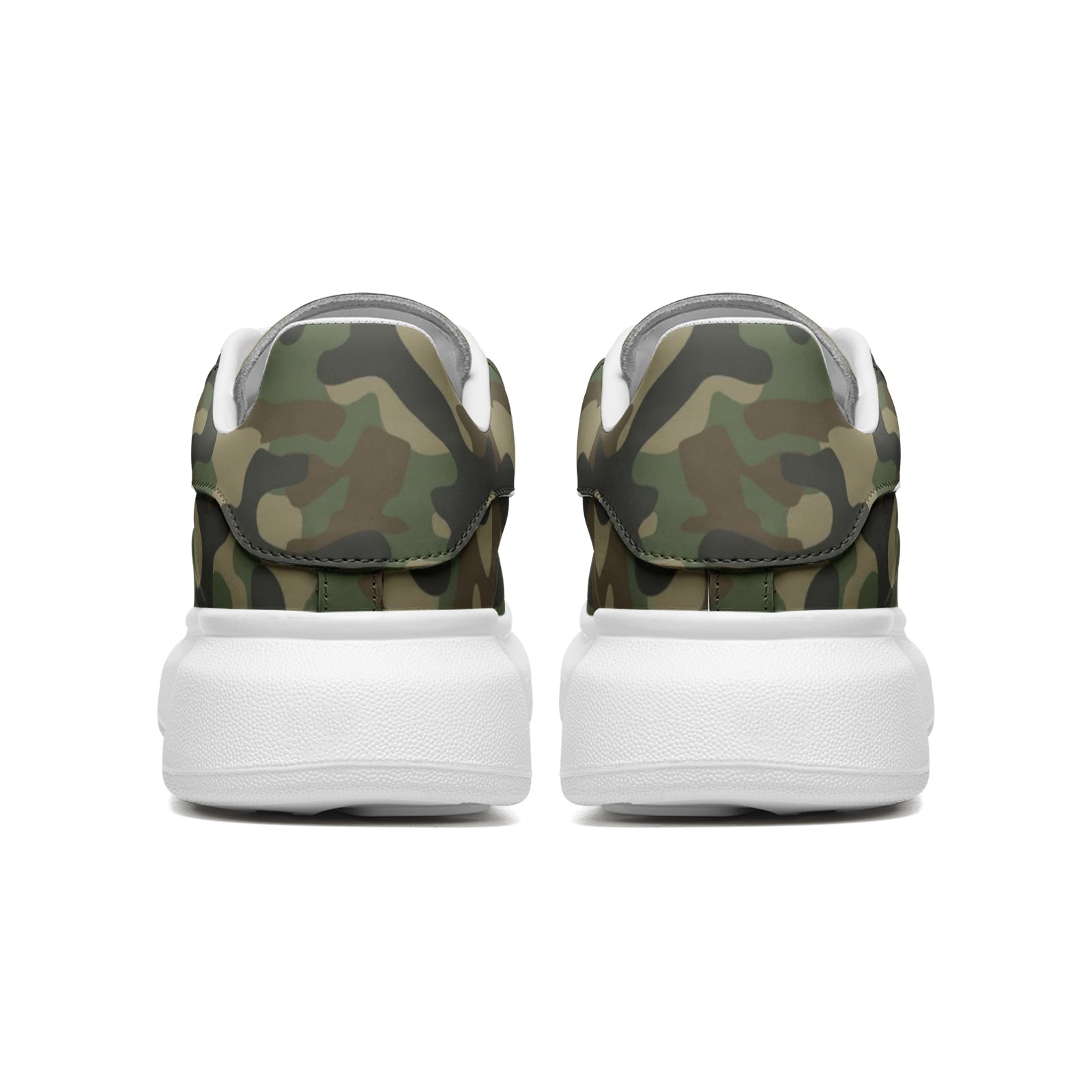 Oversized McQueen Sneakers | Military Brown Camouflage