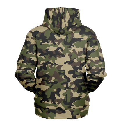 Brown Camo Hoodie | Classic Military Camouflage