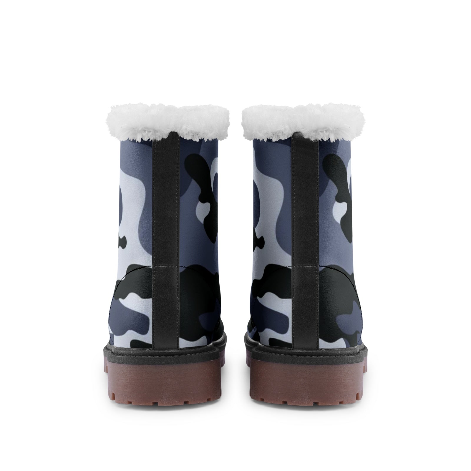 Snow Camo Boots | Light Blue Camouflage