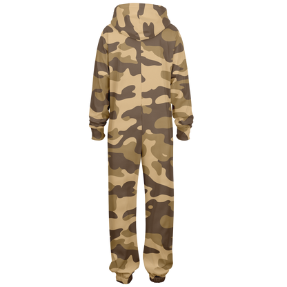 Camo Onesie | Khaki Camouflage