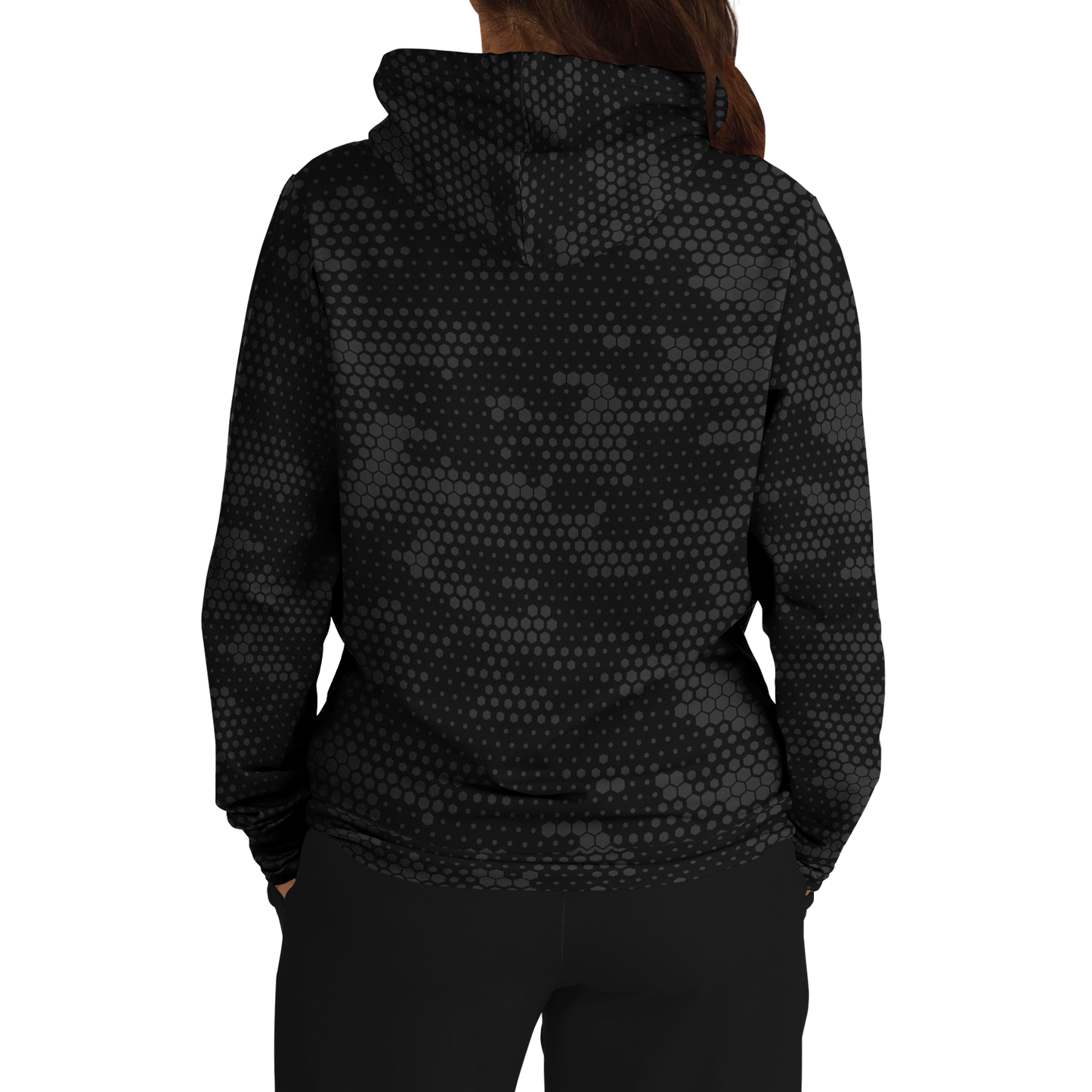 Black Camo Hoodie | Stylish Hive Camouflage