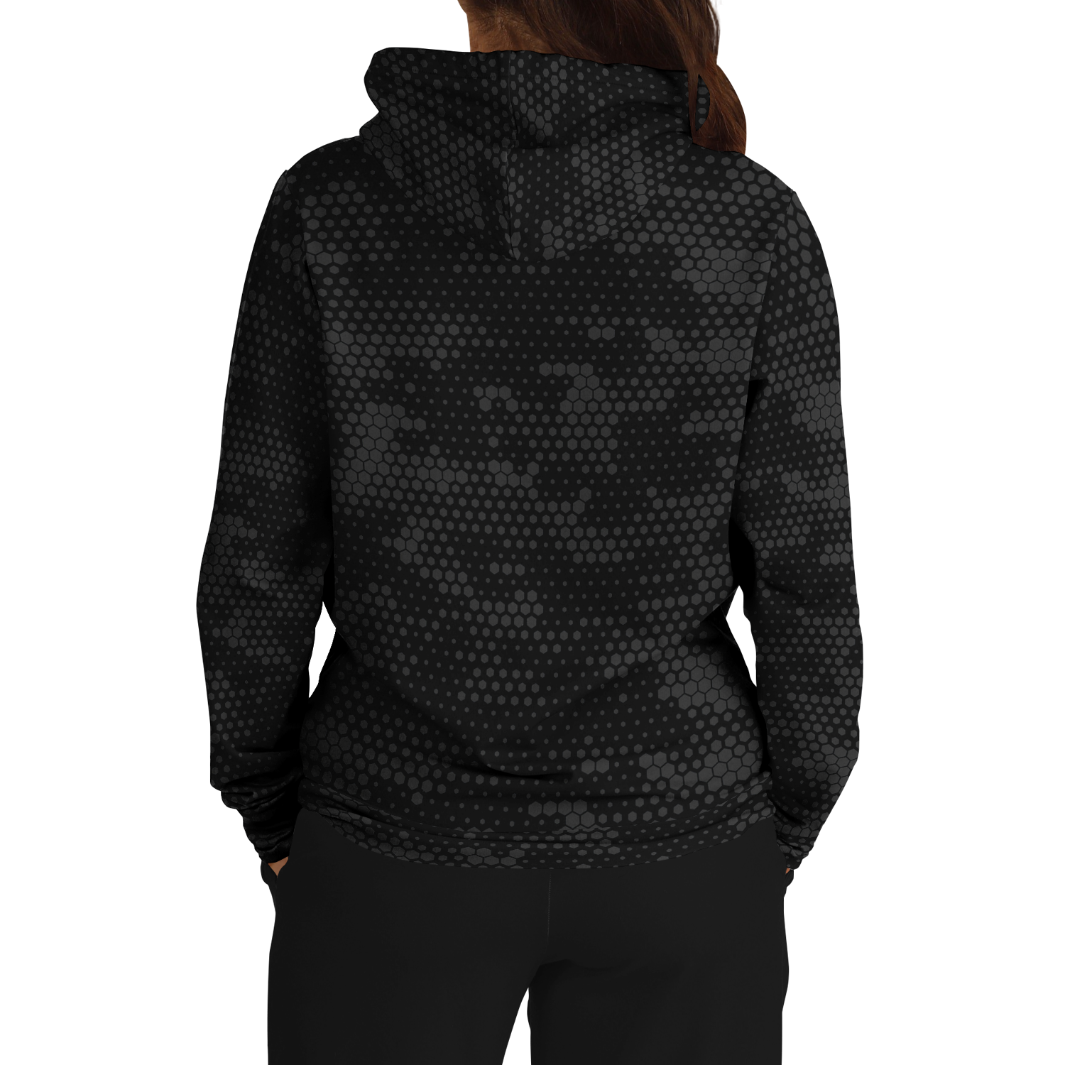 Black Camo Hoodie | Stylish Hive Camouflage