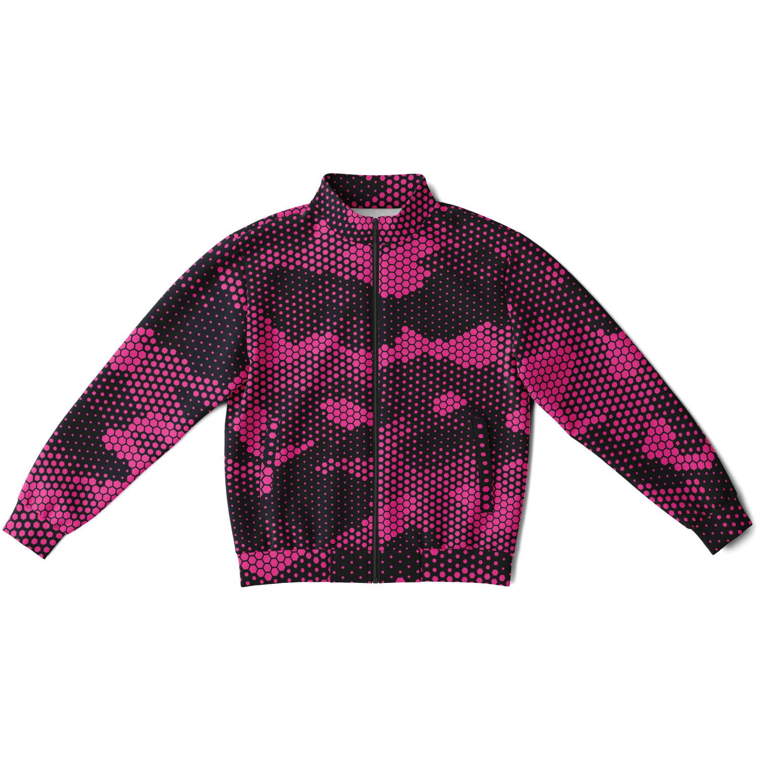 Camo Track Jacket | Pink Digital Camouflage