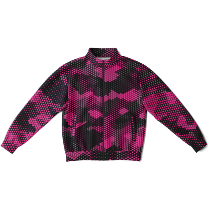 Camo Track Jacket | Pink Digital Camouflage