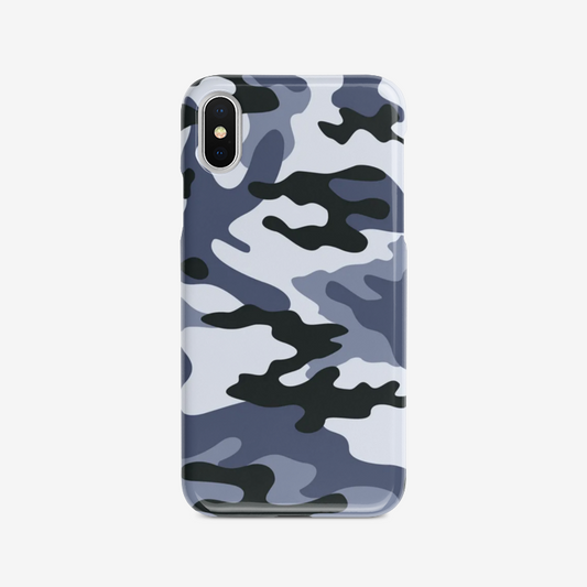 Camo Phone Case | iPhone | Light Blue Camouflage