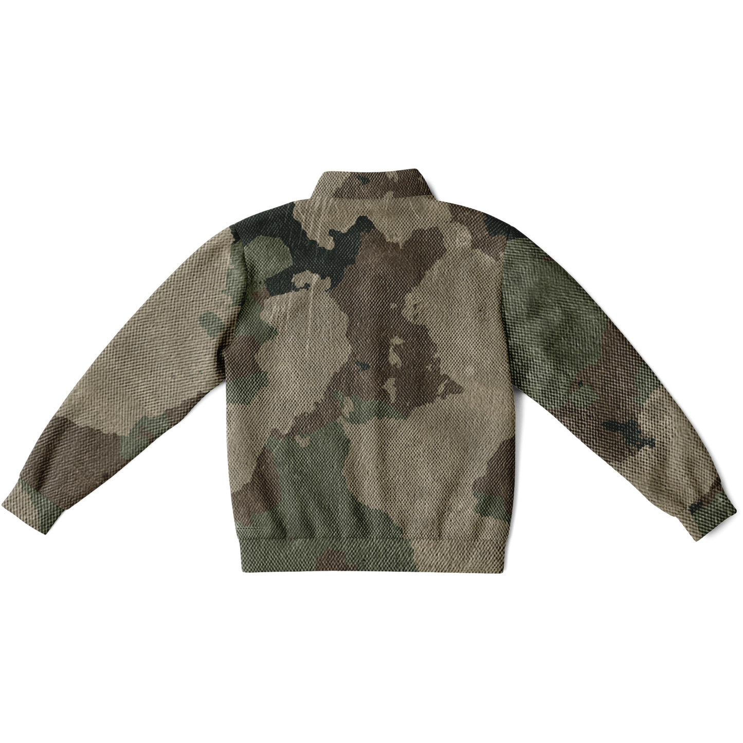 Camo Track Jacket | Dirty Old Brown Camouflage