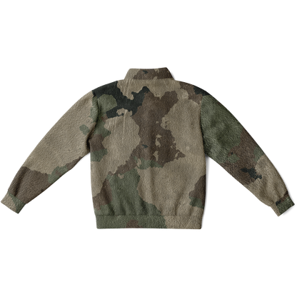 Camo Track Jacket | Dirty Old Brown Camouflage