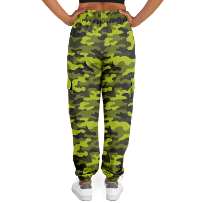 Green Dotted Camo Cargo Pants | Unisex